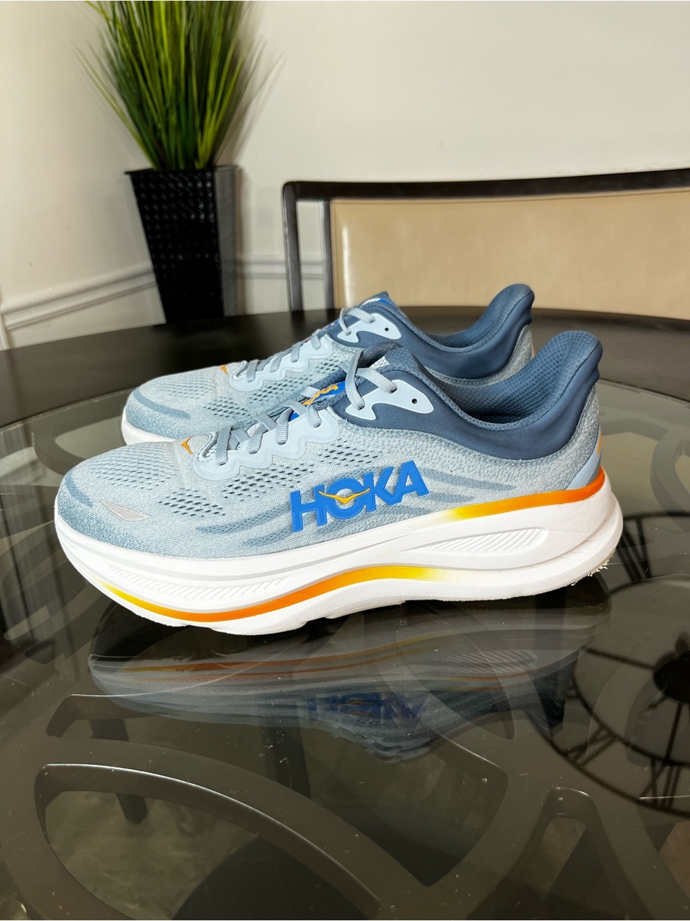 Hoka Bondi 9 Men's Color Drizzle/Downpour Size 12.5D Mens